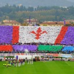 coreografia Fiorentina-Juventus